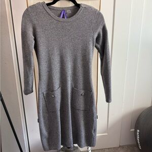 Seraphine Grey Knit Maternity Sweater Dress (Sz 2)